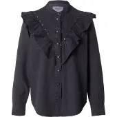 Pepe Jeans Katia Studs Long Sleeve Shirt Noir M Femme