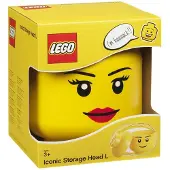 LEGO Grande boîte de rangement - Tête de fille