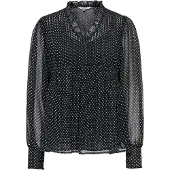 ONLY Chemisier 'ONLFEDJA' noir / blanc