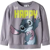 Name it Sweat-shirt bleu marine / bleu clair / jaune pastel / lilas