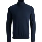 Jack & Jones Pull Fin Col Roulé Coton Mélangé Homme Jack & Jones
