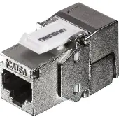 Trendnet Keystone Jack Cat6a Rj45 Head 6 Units Argenté