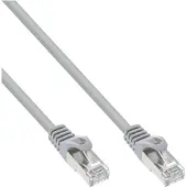 InLine 72511 Câble de raccordement, SF/UTP, Cat.5e, gris, 1m