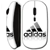 MANIACASE Souris sans fil logo adidas noire