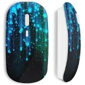 MANIACASE Souris sans fil pluie galaxy