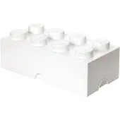LEGO La brique de rangement 8 tenons - blanc