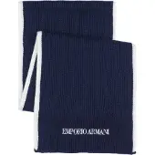 Giorgio Armani Écharpe bleu marine