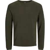 Jack & Jones Pull-over 'JJEHill' olive
