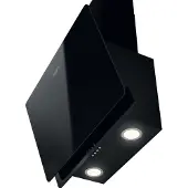 Whirlpool Hotte AKR 65F LM K Montée au mur Noir 375 m³/h