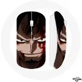 MANIACASE Souris Sans Fil - - Trafalgar Law - Compatible Mac et PC - Clé USB incluse - Blanc