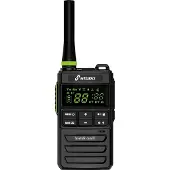 Stabo freetalk com III 20262 PMR-Handfunkgerät 1er Set, Talkie walkie, Noir