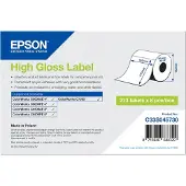 Epson - Brillant - adhésif acrylique permanent - 105 x 210 mm (1 rouleau de 273) étiquettes prédécoupées - pour ColorWorks CW-C6000Ae, CW-C6000Pe, CW-C6500Ae, CW-C6500Pe