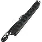 Alantec Rallonge électrique Alantec PZ09U 1,8 m, 9 prises secteur, intérieur, noir