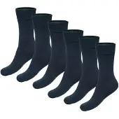 Bamboo Basics Chaussettes Bamboo Basics Beau Navy (Lot de 6)-Pointure 35 - 40