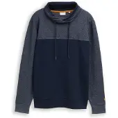 Tom Tailor Sweat-shirt marine / bleu chiné