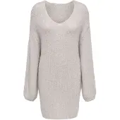 ONLY Robe 'JDYDinea' gris clair