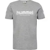 Hummel T-Shirt 'LEGACY 2.0' gris chiné / blanc