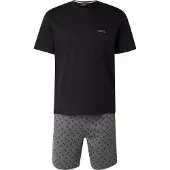 BOSS Pyjama en coton avec logos