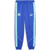 Puma Pantalon de sport 'Olympique de Marseille King Anthem' turquoise / bleu roi / blanc