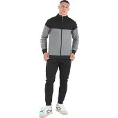 Legea Illinois Tracksuit Noir,Gris 2XL Homme