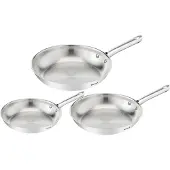 Tefal Set di Pentole Duetto On, Poêle + casserole, Argent