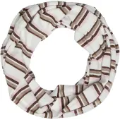 s.Oliver Écharpe tube crème / beige foncé / marron / rose