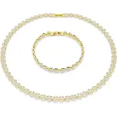Swarovski Parure de bijoux or