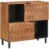 vidaXL Buffet Uni Finition Acacia Brun