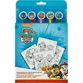 Cass film Bloc de coloriage PAW Patrol avec 5 crayons de couleur
