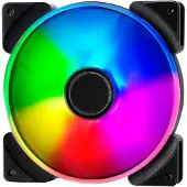 Fractal Design Prisma AL-14 - Ventilateur châssis - 140 mm - noir blanc semi-opaque (pack de 3)
