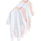 Next Barboteuse / body vert / rose / rosé / blanc