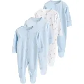 Next Pyjama beige clair / noisette / blanc