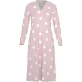 Mey Chemise de nuit 'Pretty Dots' rose / blanc