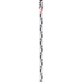Dewepro NEDO Mire de nivellement télescopique L.1,22-4m Pas Rücks.2 avec nivelle - 344122-637