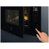 Electrolux KMFE264TEX Noir, Acier inoxydable Micro-ondes Solo Encastrable 26 L 900 W