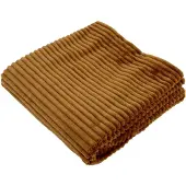 DOMIVA Couverture Domiva Caramel - Textile de Maison Confortable