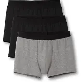 Calida Boxers gris chiné / noir