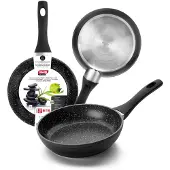 Ibili Poêle à frire en aluminium avec revêtement antiadhésif 26 cm, sans , compatible avec l'induction