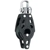 Harken Carbon Single Swivel Pulley With Support 29 Mm Noir
