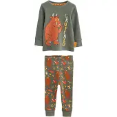 Next Pyjama marron châtaigne / jaune foncé / gris foncé