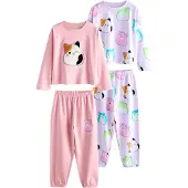 Next Pyjama 'Squishmallow' citron vert / lilas / rose