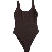 Next Maillot de bain brun foncé