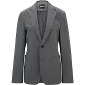 BOSS Veste Slim Fit en seersucker stretch performance