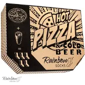 Rainbow Socks Chaussettes Longues Pizza And Beer 5 Paires