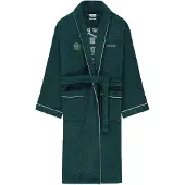 Pockies Peignoir long vert foncé / blanc