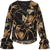 Faina Chemisier pueblo / cappuccino / noir