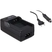 Samsung Chargeur Secteur + Allume Cigare Voiture De Marque Pour Sony Camcorder Hdr-Cx550ve - Cordon Secteur Inclus