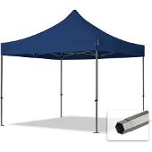 TOOLPORT 3x3 m Tonnelle pliante Acier, PES 750, bleu