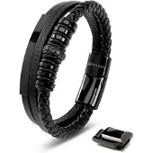 SERASAR Bracelet 'Shine' noir