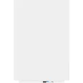 Rocada Tableau blanc SKIN COLOUR, sans cadre, modulaire, format vertical/transversal, magnétique, tablette, L 750 x H 1150 mm, acier laqué, blanc de sécurité RAL 9003